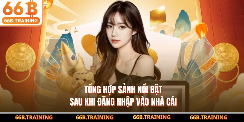 Tổng hợp sảnh nổi bật sau khi đăng nhập vào nhà cái